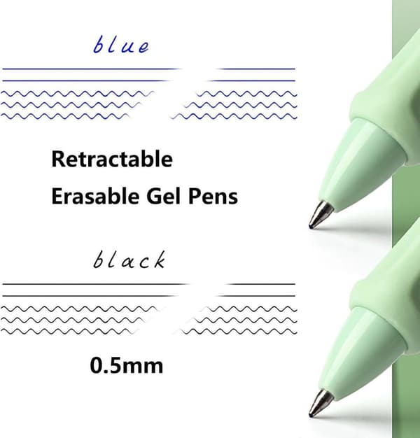 OBOSOE sletbare blækpenne, sletbare blækpenne med gel - pakke med 4
