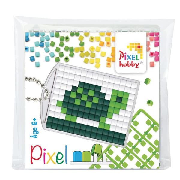 PIXEL Kit kreativ nyckelring 4x3cm - Sköldpadda