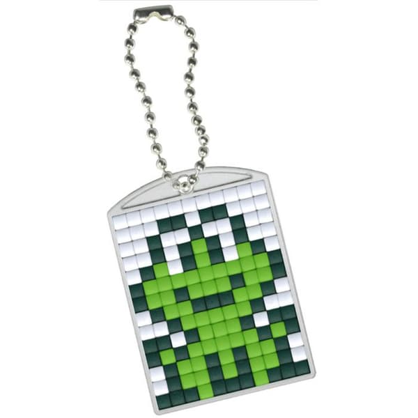 Kit skapande Pixel nyckelring 4x3cm Groda