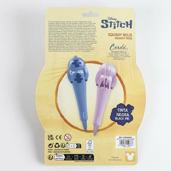 Kulepenn Stitch Squishy Flerfarget 2 enheter