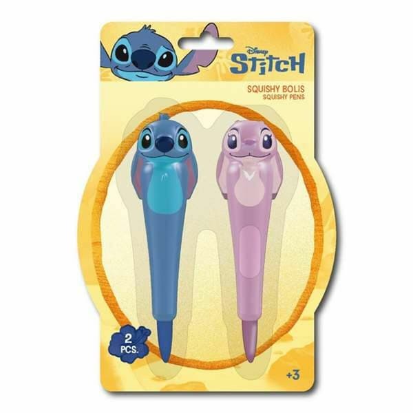 Kuglepen Stitch Squishy Multifarvet 2 enheder