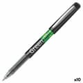 Miniatyrbillede 1 af 3: Pen med flydende blæk Pilot Green-Ball Sort 0,35 mm (10 enheder)