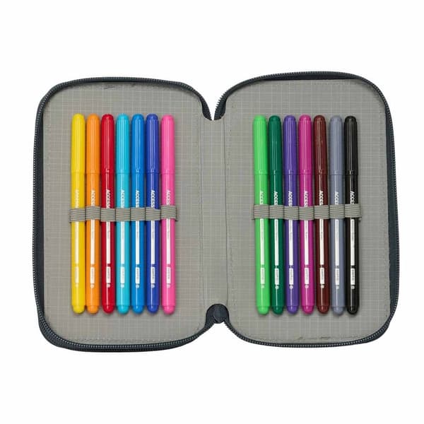 Real Madrid 25/26 triple pencil case 37pcs