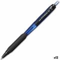 Miniatyrbillede 1 af 3: Pen med flydende blæk Uni-Ball Jetstream SXN-101-07 Blå 0,7 mm (12 enheder)