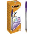 Miniatyrbillede 2 af 2: Sæt med Kuglepenne Bic Cristal Fun Lilla 1,6 mm (18 enheder)