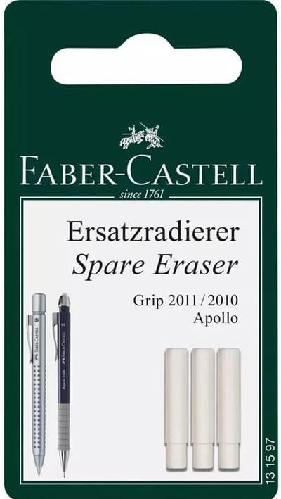 Radertopp/Raderreserv Faber-Castell 131597 till Grip 2011 och Apollo, 3/fp
