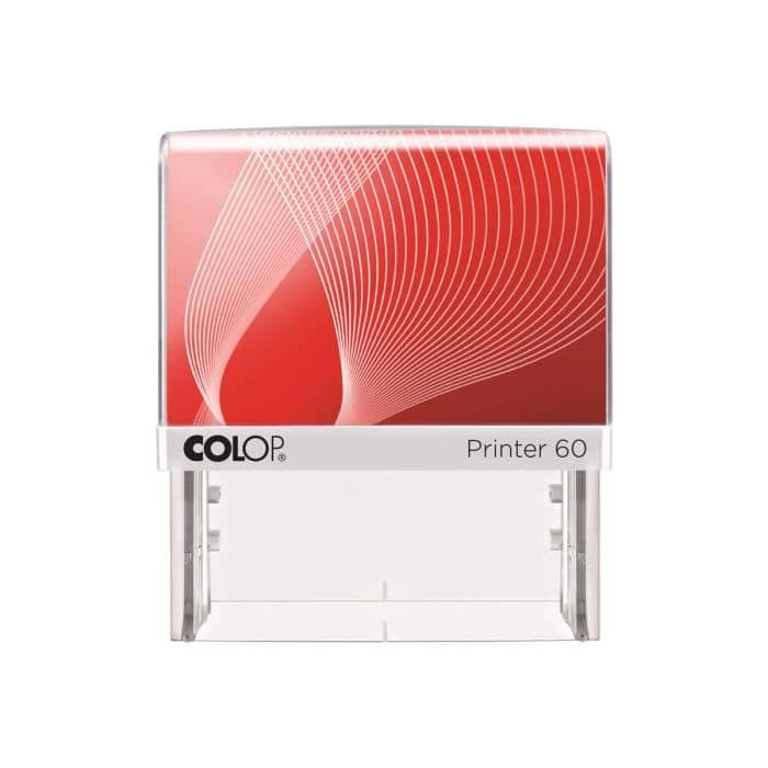 COLOP Printer 60 Svart självfärgande stämpel personlig text 37 x 76 mm finns i olika färger