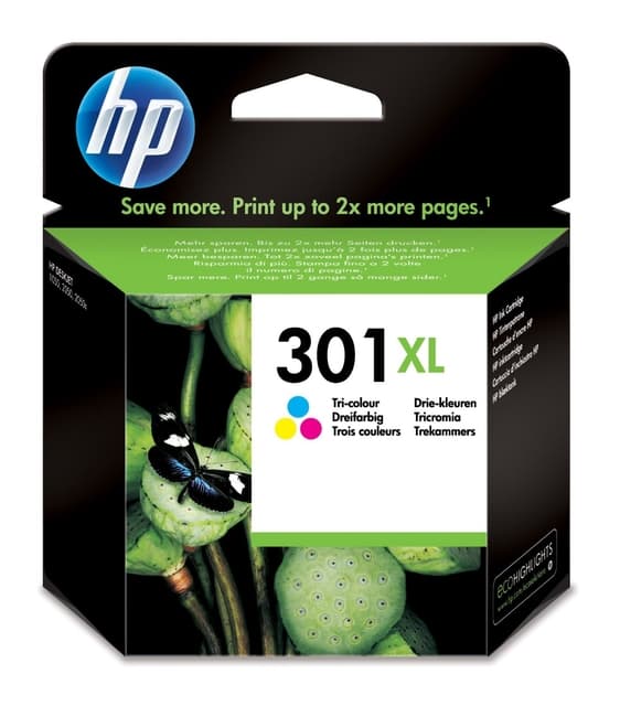 HP 301XL CH564EE tříbarevná inkoustová kazeta originál