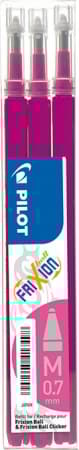 Frixion Clicker 0,7 refill pink (3) (12 stk.)