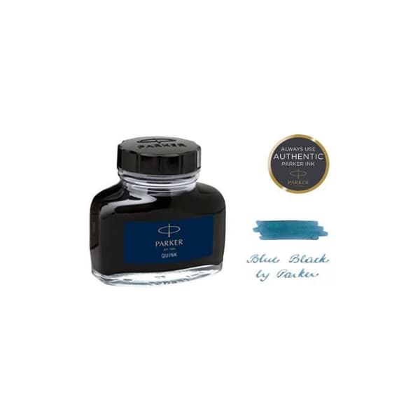 PARKER Quink blå/svart bläckflaska, 57 ml