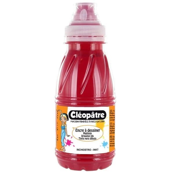 Bläck -250ml - Karminröd