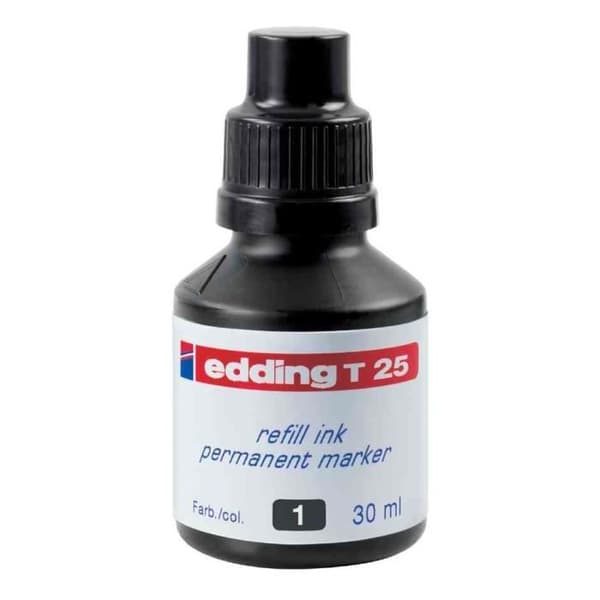 refill bläck T25, svart, innehåll: 30 ml