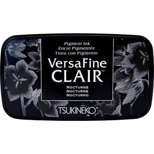 Bläck - Tsukineko - Versafine Clair Nocturne - Snabbtorkande - Vattentålig - 9,5 cm x 5 cm