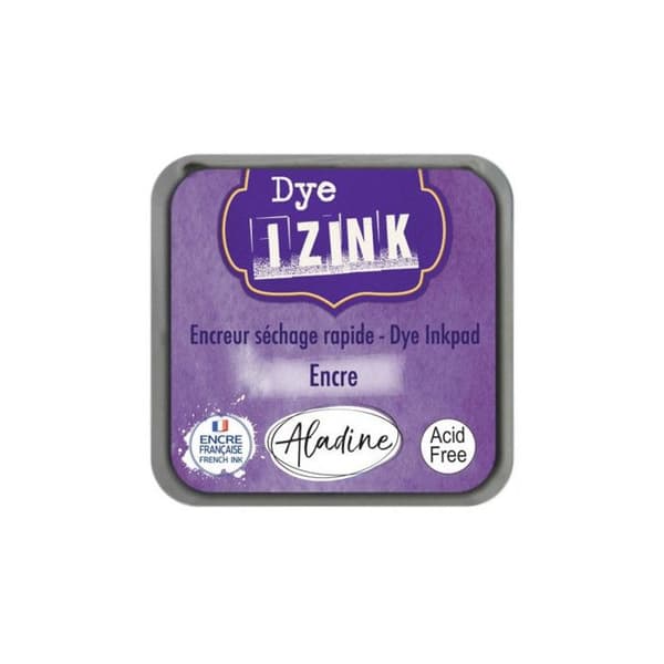 Encreur Izink Dye - ALADINE - 20 färger - 4,5 x 4,5 cm - Snabbtorkande - Scrapbooking