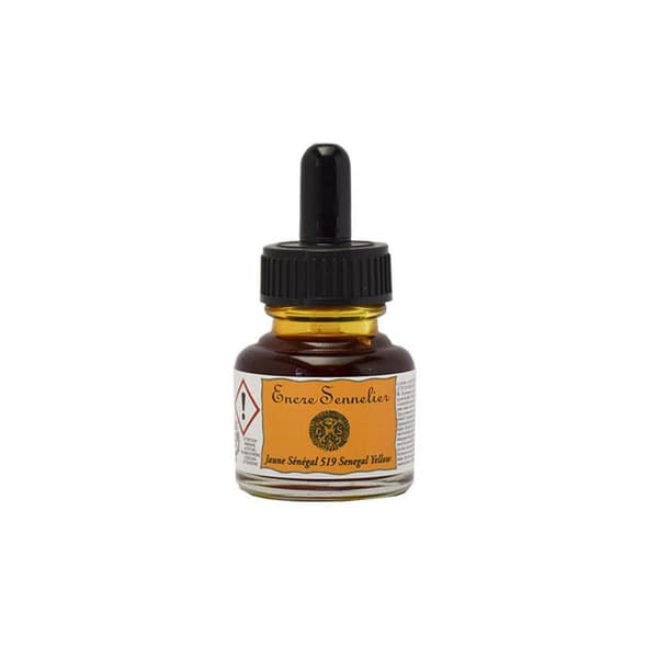 Flacon bläck Sennelier 30ml Gul Senegal 519
