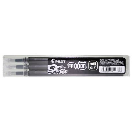 Pilot kuulakärkikynän täyttö /Fr7/ Frixion Black BLS-FR7-B-S3
