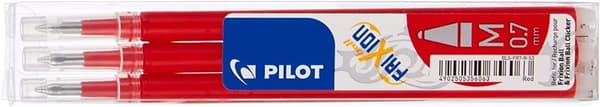 Pilot kuulakärkikynän täyttö /Fr7/ Frixion Red BLS-FR7-R-S3