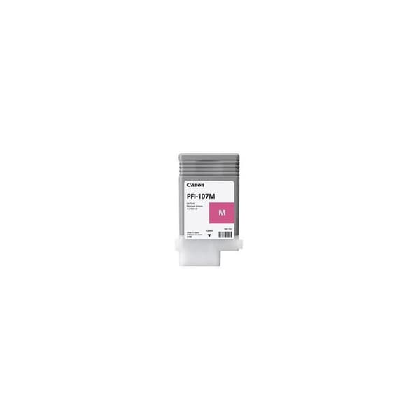 Original PFI-107 M bläcktank - 130 ml - Magenta för Canon imagePROGRAF