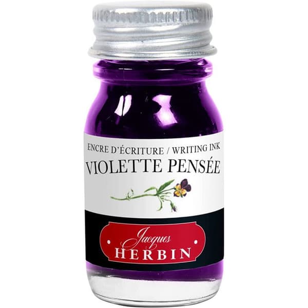 10 ml bläckflaska för reservoarpenna och rullpenna Violette pensé