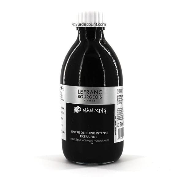 Nan-King svart indiskt bläck 250ml Lefranc & B...