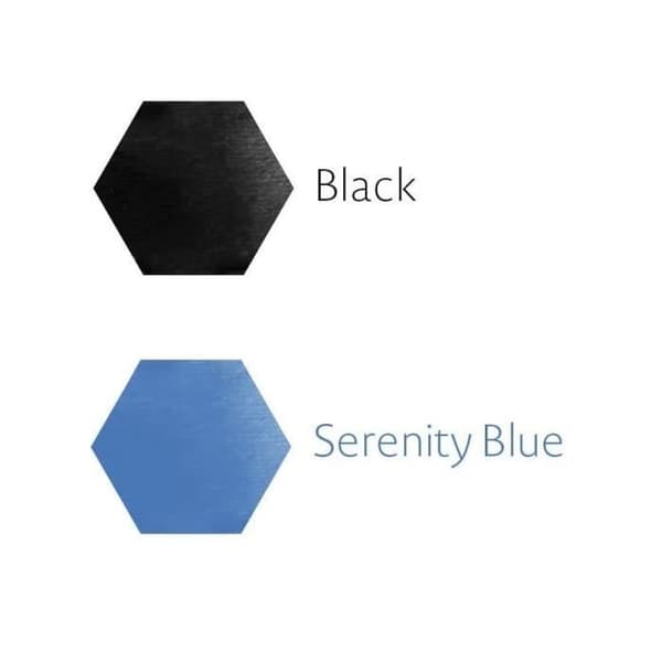 WATERMAN låda med 6 patroner, Serenity Blue färg