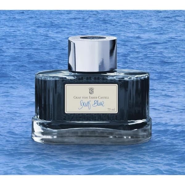 Graf von Faber-Castell Bläckflaska blå Gulf 75 ml, . - 141018