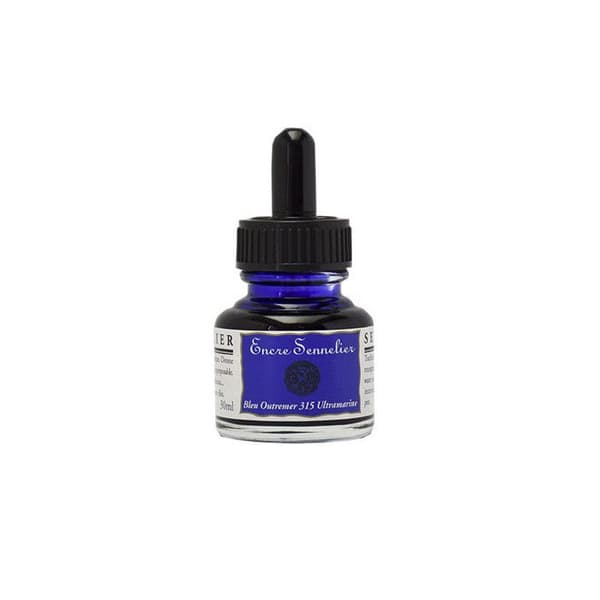 Kinesisk bläck - Sennelier - 10-134010-315 - Ultrablue - 30ml - Hög kvalitet