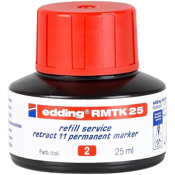Påfyllning av bläck rmtk 25 röd