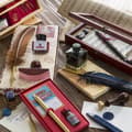 Miniatyrbild 5 av 5: Tinte för kalligrafi - Våggrå - De essentiella bläcken - Herbin - Flaska 50ml