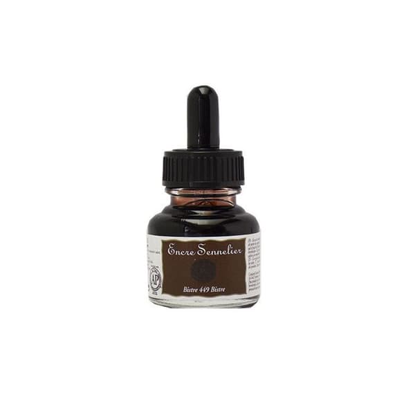 Flacon bläck Sennelier 30ml Bistre 449