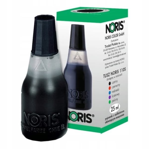 Noris 110S svart stämpelfärg