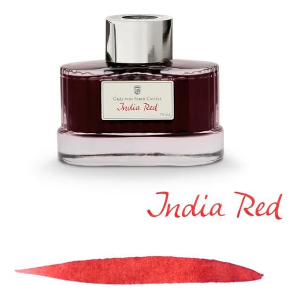 Encre Graf von faber-castell - 141019 - Encre Verre Indian Rouge