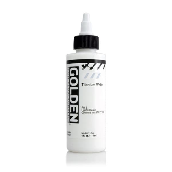 Acrylfärg Hög Flöde Golden I 119ml Titanvitt