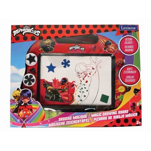 Magic Slate - LEXIBOOK - Miraculous - A5-format - Röd - För barn