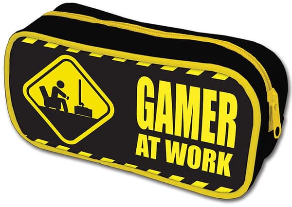 Pennfodral - Gamer At Work (Caution Sign)