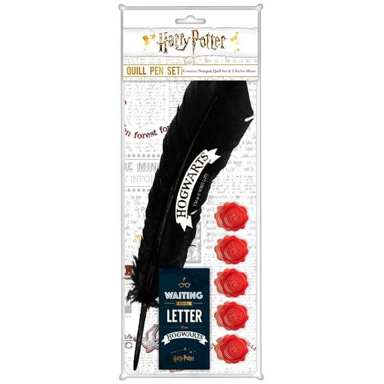 Harry Potter - Quill pen set - Fjäderpenna med tillbehör
