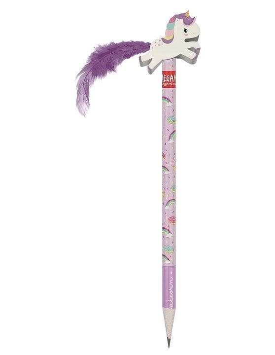 Blyertspenna med suddgummi Unicorn