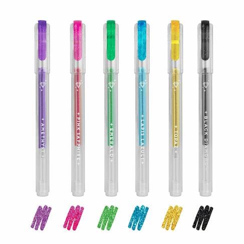 Glitter gel pen Shine like a diamond 6-pack