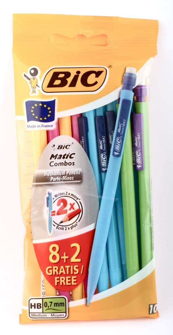 Stiftpenna Matic Combos 8+2 st Bic