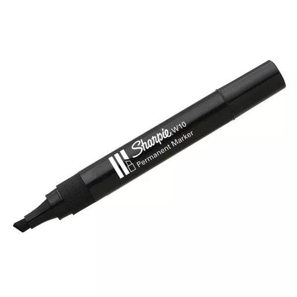 Sharpie merkkauskynä W10, 12 kpl huopakynää, kuivaamaton, musta