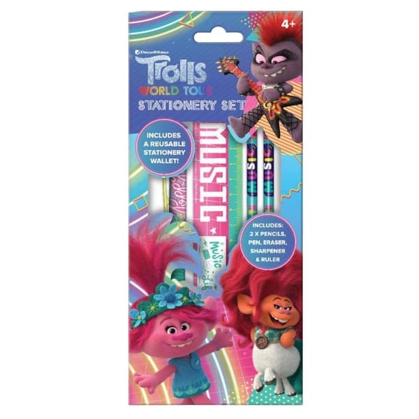 Trolls World Tour Sæt med papirvarer Multicoloured One Size