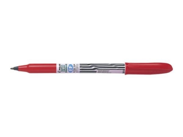 Merkepenn Pilot Scan-Ef Rød 0,9Mm (1 stk.)