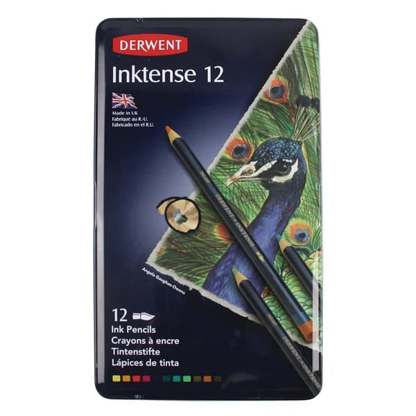 Derwent Metallisk Kasse Blyant Inktense 24 Enheder Flerfarvet