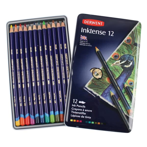 Derwent Metallisk Kasse Blyant Inktense 24 Enheder Flerfarvet