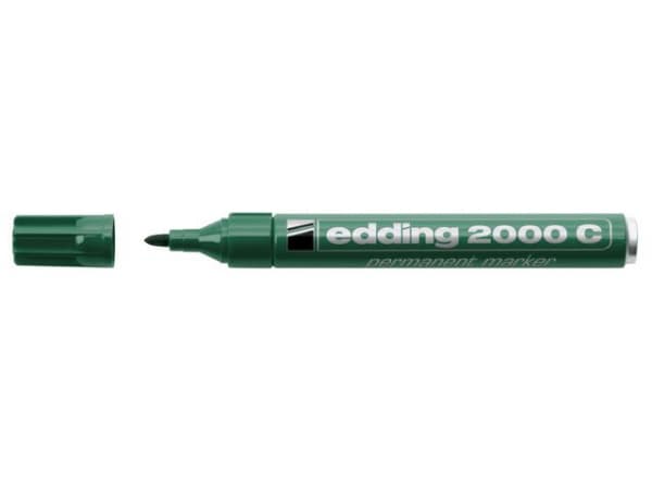 Merkepenn Edding 2000 Grønn (10 stk) (1 stk.)