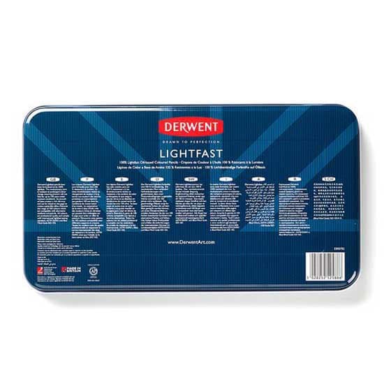 Derwent Metalkasse Blyant Lightfast 72 Enheder