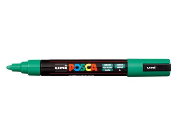 Paintmarker Uni Posca Pc-5M Grønn (1 stk.)