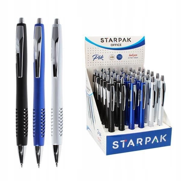 StarPak blå automatisk kuglepen til skolebrug