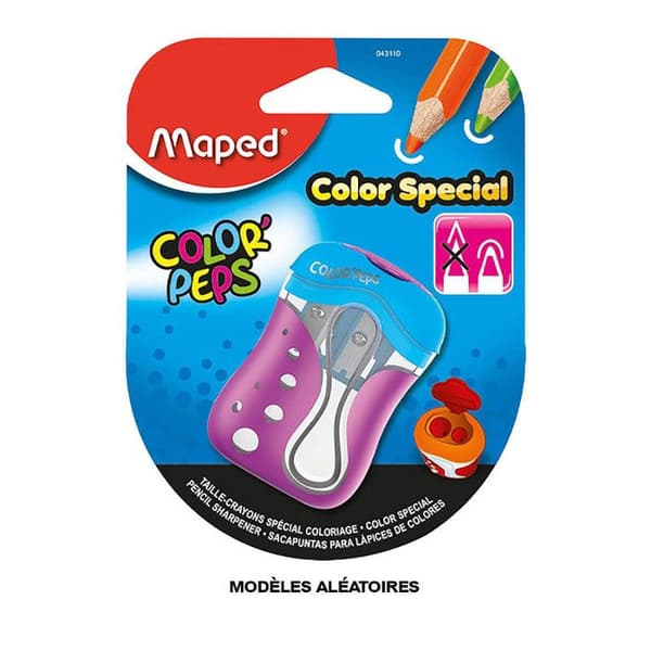 Pennvässare 2 hål - Maped - Color'Peps - Blandad - Barn - Finns i flera färger