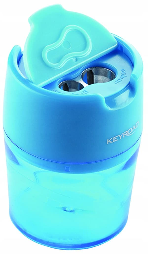 Keyroad Robby Dobbelt blyantspidser med beholder KR971297